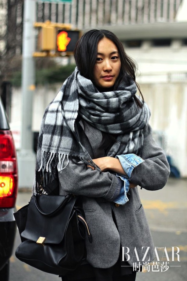 STREET STYLE COZY PLAID SCARVES 1