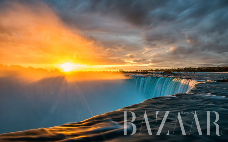 Niagara-Falls-Amazing-Sunset-Wallpaper