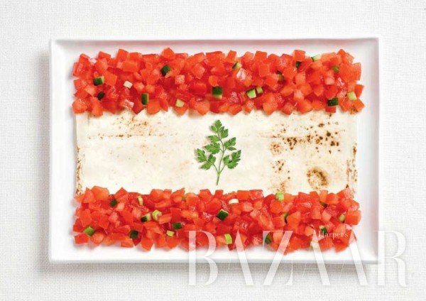 lebanon-flag-made-from-food-600x424