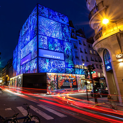 Longchamp「珑骧」欢庆巴黎圣奥诺雷街旗舰店重新开幕
