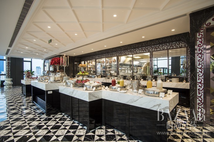 The Reverie Saigon - Cafe Cardinal - Breakfast Buffet Presentation & Open Kitchen