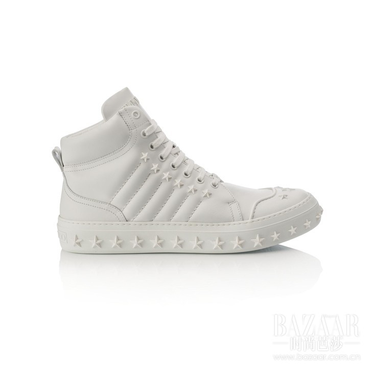 CASSIUS-SPORT CALF STARS-ULTRA WHITE