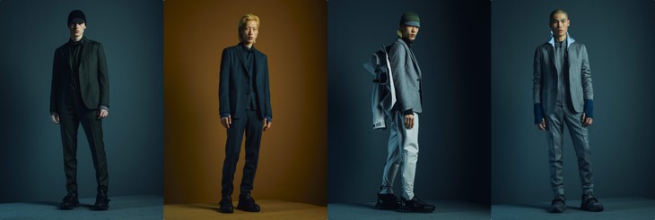 Z ZEGNA 2019冬季TECHMERINOTM WASH & GO 可机洗系列Broken Suit模特造型 (1)-side