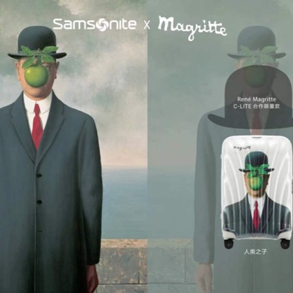 Samsonite发布全新C-Lite x Magritte限量款旅行箱